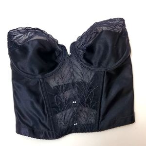 Bustier / Low-back Bra with light boning - Size 34B